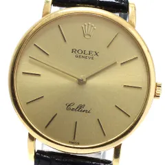 ロレックス ROLEX 5112/8 チェリーニ K18YG cal.1602 W番 手巻き メンズ 保証書付き_968157のサムネイル