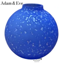 ADAM & EVE たち吉ガラス　 フラワーベース ブルー　青のサムネイル