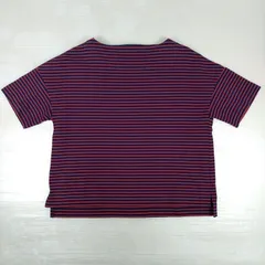 ドレステリア ルティロワ ボーダーカットソー 紺 赤 半袖Tシャツ Sサイズ レディースのサムネイル