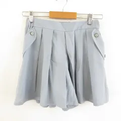 ビス ViS キュロット ショートパンツ 水色 S *A572のサムネイル