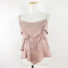 ボディドレッシングデラックス BODY DRESSING Deluxe キャミソール ティアード ピンク 9 *A585のサムネイル
