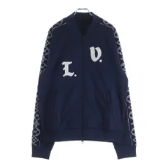 LOUIS VUITTON (ルイヴィトン) 24SS LVロゴ刺繍 フラワーバンドトラックトップ ジップアップジャケット ネイビー RM241MQ ZSC HQY45Wのサムネイル