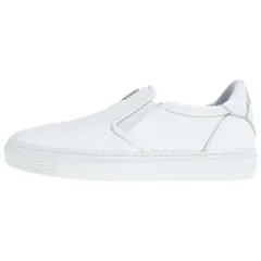CHROME HEARTS (クロムハーツ) SLIP ON スリッポン CHプラス レザーパッチ ダガー ローカットスニーカー ホワイトのサムネイル