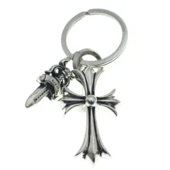 CHROME HEARTS (クロムハーツ) CH CRS SML&No5 DGGR スモールCHクロス#5ダガーキーリング シルバーキーリングのサムネイル