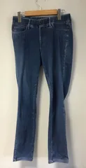 【Navy】 ストレッチデニムパンツ サイズ Lのサムネイル