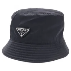 PRADA (プラダ) Re-Nylon バケットハット ブラック 帽子 1HC137のサムネイル