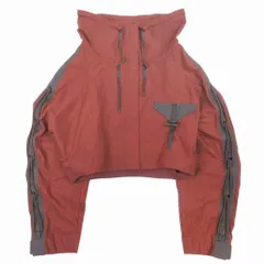 未使用 HERMES エルメス 23ss ショート ブルゾン ジャケット アウター クロップド コットン rave in the desert 38 ブラウン レディース 古着 中古 USEDのサムネイル
