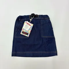 未使用 ☆☆ サイズ 110 ☆☆ GRAMICCI グラミチ KIDS DENIM MOUNTAIN SKIRT キッズ デニム マウンテン スカート ONE WASH 807-0000のサムネイル