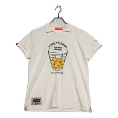 中古 レディース ラフ＆スウェル rough&swell 半袖シャツ L ホワイト スキッパーのサムネイル