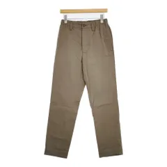 ISSEY MIYAKE MEN ME03FF011 ウエストゴム ストレートパンツ コットン パンツ カーキ系 メンズ イッセイミヤケ メン【中古】6-0504G∞のサムネイル