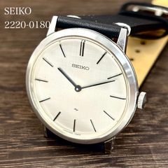 稼働品 SEIKO CHARIOT 2220-0180 機械式手巻き バンド新品 - メルカリ