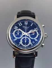 中古 ショパール Chopard ミッレミリア 16/8331 8331 クロノグラフ デイト SS ステンレス ブラック文字盤 メンズ 自動巻き 腕時計のサムネイル