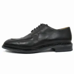 美品 Paraboot パラブーツ ROUSSEAU ルソー シューズ 革靴 カウレザー アクティブソール フランス製 サイズUK8 26.5cm 黒 ブラック メンズ 古着 中古 USEDのサムネイル