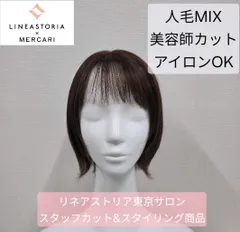 【公式】東京サロンカット★1点限り★天使のチアボブ毛MIX【リニューアル前】（S)ミルクブラウン カットスタイリング リネアストリア LINEASTORIA ウィッグ 医療用ウィッグ 人毛ウィッグ 総手植え 正規品(Ｔ-SN-01)のサムネイル