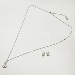 23区 マリン 錨 ヨット チャーム2種セット ネックレス シルバー レディース ニジュウサンク【中古】6-0530G∞のサムネイル