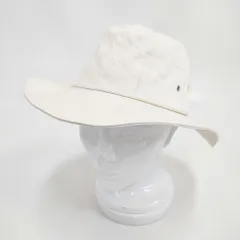 MHL. コットン サイズF 578-176971 帽子 ハット オフ白 レディース エムエイチエル【中古】6-0521G◎のサムネイル