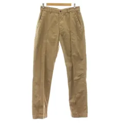 バーバリーブラックレーベル BURBERRY BLACK LABEL センターシームチノパン ストレート ジップフライ 76cm ベージュ BMS80-509-42 /KUのサムネイル