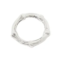 新品同様 TIFFANY&Co. ティファニー 新品仕上げ済 バンブー リング 指輪 SV925 1996年 ヴィンテージ 約10号 シルバー メンズ レディース 古着 中古 USEDのサムネイル