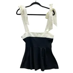 美品 ROYAL PARTY ロイヤルパーティキャミソール sizeF/ブラック×ホワイトのサムネイル