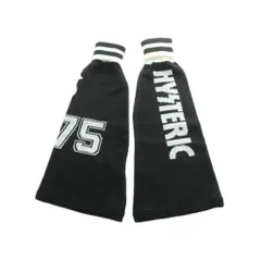 ヒステリックグラマー HYSTERIC GLAMOUR 25AW LOGO ジャガードレッグウォーマー 靴下 黒 ブラック ウール /RI ■OSのサムネイル