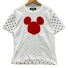BLACK COMME des GARCONS ブラックコムデギャルソン ×Disney 1O-T014 ドット クルーネック半袖Ｔシャツ sizeL/ホワイトのサムネイル