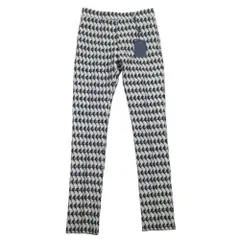 未使用 LOUIS VUITTON ルイヴィトン 21ss NBAロゴ ジャガード パンツ スラックス ノータック トラウザーズ 40 グレー ブラック メンズ 古着 中古 USEDのサムネイル