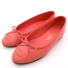 CHANEL バレエシューズ361/2 ベビーピンク - メルカリ