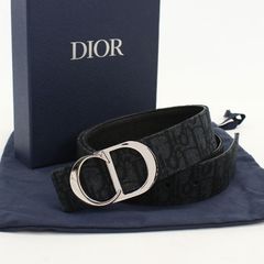 超美品】DIOR ディオール CD Icon オブリーク ジャカード ベルト
