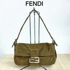 【フェンディ FENDI】⚫︎コーデュロイマンマバケット ハンドハンドバッグ ワンショルダー 肩掛け ベージュ ⭐︎のサムネイル