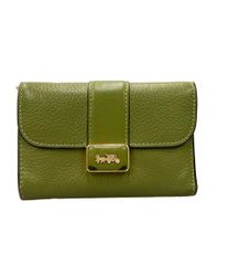 COACH バッグ グリーンCC141 - メルカリ