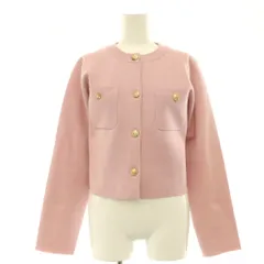 ナチュラルビューティーベーシック NATURAL BEAUTY BASIC 26SS エンブレムボタンニットジャケット FR ピンク /HK ■OSのサムネイル