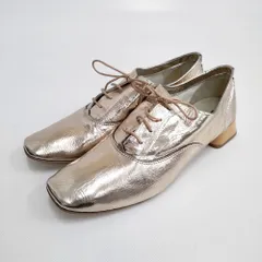 repetto MARK OXFORD SHOES パテント エナメル ヒール付き サイズ40 シューズ・靴 ピンクゴールド レディース レペット【中古】5-0306G◎のサムネイル