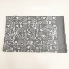 Amber オリジナルファブリック 刺繍 134×163cm 生地 グレー レディース アンバー【中古】5-0310G◎のサムネイル