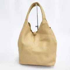 HENRY BEGUELIN レザー オミノ刺繍 トートバッグ ベージュ系 レディース エンリーベグリン【中古】5-0626G∞のサムネイル