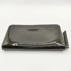 MARGARET HOWELL エナメル ロングウォレット ラウンドファスナー 長財布 ダークグリーン レディース マーガレットハウエル【中古】5-0813G∞のサムネイル