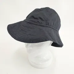 MHL. DRY COMPACT COTTON バケットハット 595-1176503 ハット ネイビー レディース エムエイチエル【中古】5-0918G◎のサムネイル