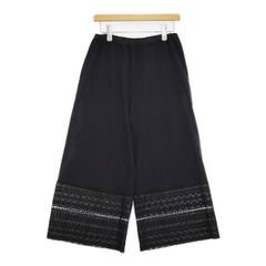 新品未使用】プライオリティ ドットプリーツガウチョパンツ ブラック