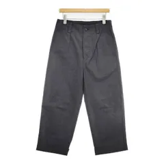 MARGARET HOWELL YARN DYE COTTON PLAINWEAVE TROUSERS 定価46200円 579-3240007 パンツ 23AW ネイビー メンズ マーガレットハウエル【中古】5-1204G∞のサムネイル
