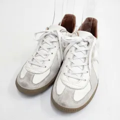 REPRODUCTION OF FOUND ジャーマントレーナー 37 レザー GERMAN MILITARY TRAINER スニーカー オフホワイト レディース リプロダクションオブファウンド【中古】5-1127G◎のサムネイル