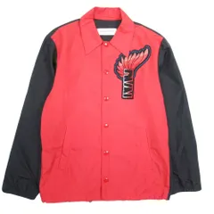 新品同様 23ss DRIES VAN NOTEN ドリスヴァンノッテン VORRIE EMB コーチジャケット ブルゾン アウター M レッド×ブラック メンズ 古着 中古 USEDのサムネイル