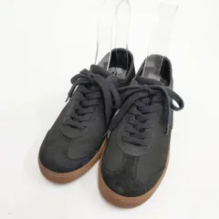 MHL. ARMY TRAINER ジャーマントレーナー スウェード サイズ4 スニーカー ブラック レディース エムエイチエル【中古】6-0106G◎のサムネイル