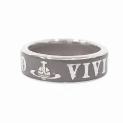 新品同様 Vivienne Westwood ヴィヴィアンウエストウッド 新品仕上げ済 コンジット ストリート リング SV925 約10号 シルバー パープル メンズ レディース 古着 中古 USEDのサムネイル