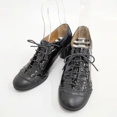 TSUMORI CHISATO WALK キャットメサリオン 24cm ヒール シューズ・靴 ブラック レディース ツモリチサト【中古】6-0208G◎のサムネイル
