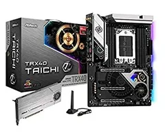 【中古】「非常に良い」ASRock AMD Ryzen Threadripperシリーズ CPU（Socket sTRX4)対応 TRX40チップセット搭載 ATX マザーボード TRX40 Taichiのサムネイル