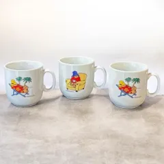 【非売品】AGF パディントンベアー マグカップ 3個セット(2種柄)ノベルティ ノリタケ製 平成レトロ【匿名配送】ME7011ZAMのサムネイル