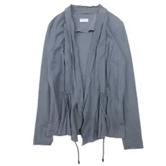 美品 Brunello Cucinelli ブルネロクチネリ 布帛コンビ ジャケット ブレザー 羽織 カーディガン カットソー ボタンレス 42 グレー レディース 古着 中古 USEDのサムネイル