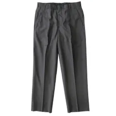 美品 Zegna ゼニア ヴァージンウール タック スラックス パンツ 薄手 サイズ48R ダークブラウン メンズ 古着 中古 USEDのサムネイル