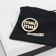 MIUMIU(OUTLET) ミュウミュウ アウトレット ブローチ メタル【中古】 レディースのサムネイル