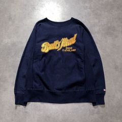 GQ6121◇Cheswick : カナダ製 リバースウィーブタイプスウェット◇XL◇ネイビー系 Bull's Head オハイオクリーブランド チェスウィック