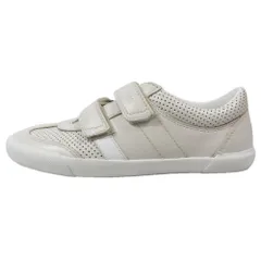 未使用 DOLCE&GABBANA ドルチェアンドガッバーナ キッズ 子供靴 ベルクロ レザー スニーカー ロゴ シューズ 30 ベージュ系 キッズ 古着 中古 USEDのサムネイル
